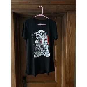 Disney Nightmare Before Christmas Black T-Shirt Large